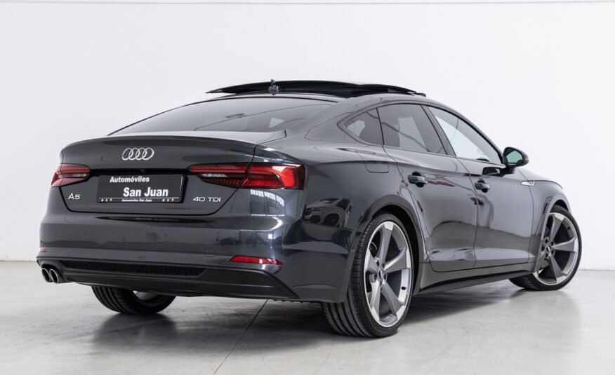 AUDI A5 SPORTBACK BLACK LINE 40 TDI S TRONIC 190 CV